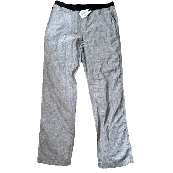 Prana Pants Mens Extra Large XL (34) Gray Vaha Balance Hemp Pull On Lounge - Picture 1 of 8
